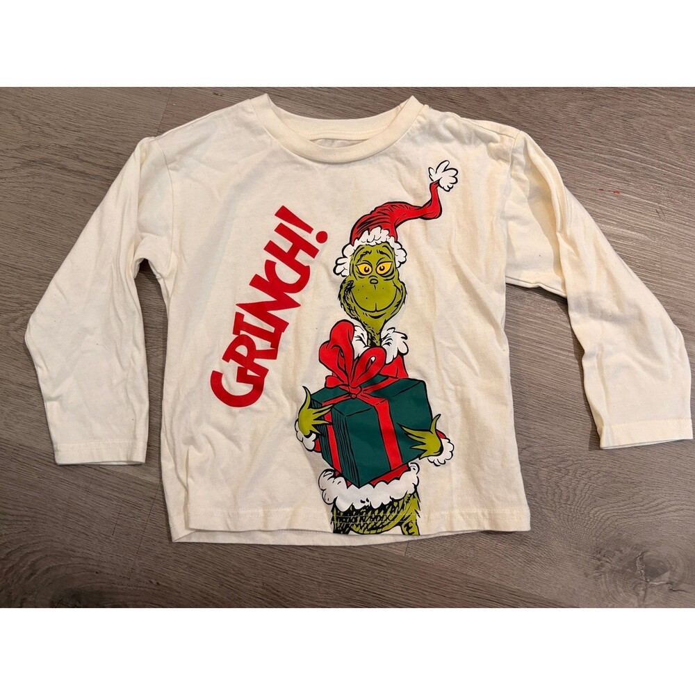 Grinch 4T‎ Long Sleve shirt EUC